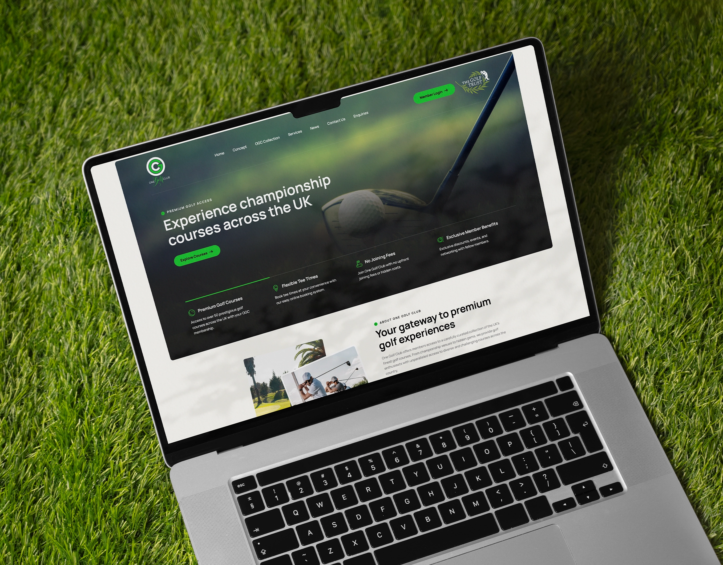 OGC membership platform web development London - Branding and visual identity design by Flitzen Technologies UK