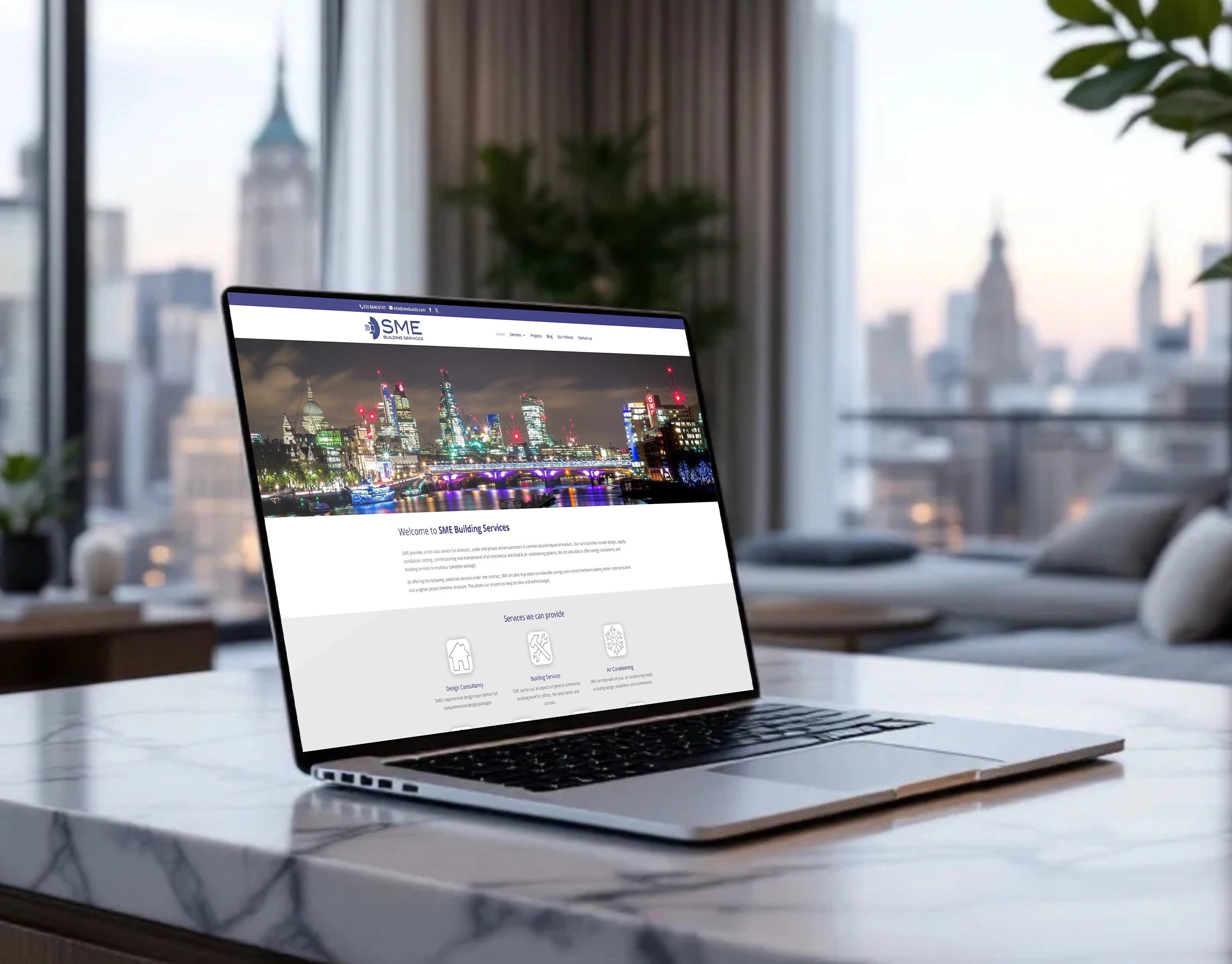 SME construction platform web development London - Business branding and corporate identity by Flitzen UK
