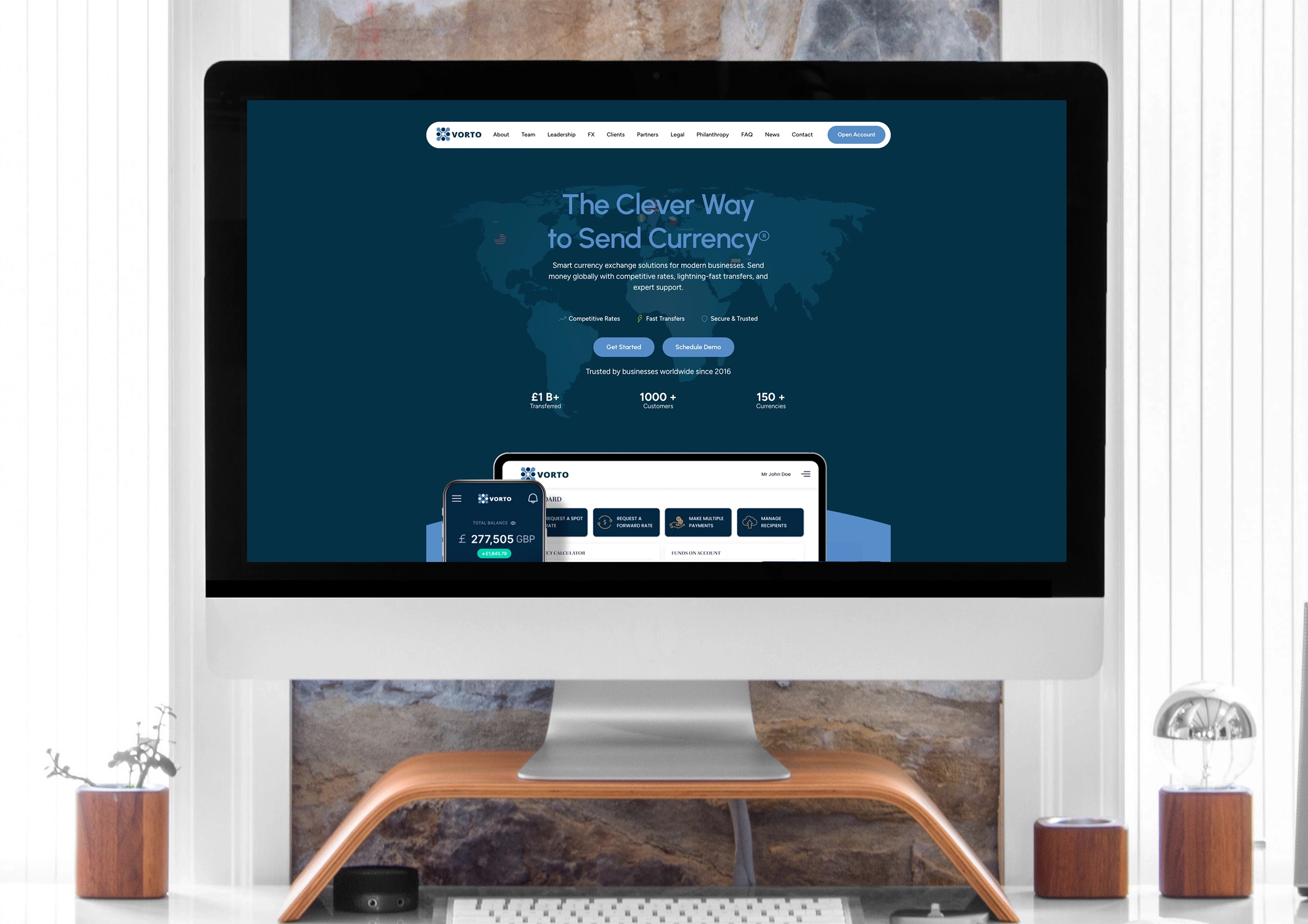 Vorto Trading financial management platform web development London - Fintech software solutions by Flitzen Technologies